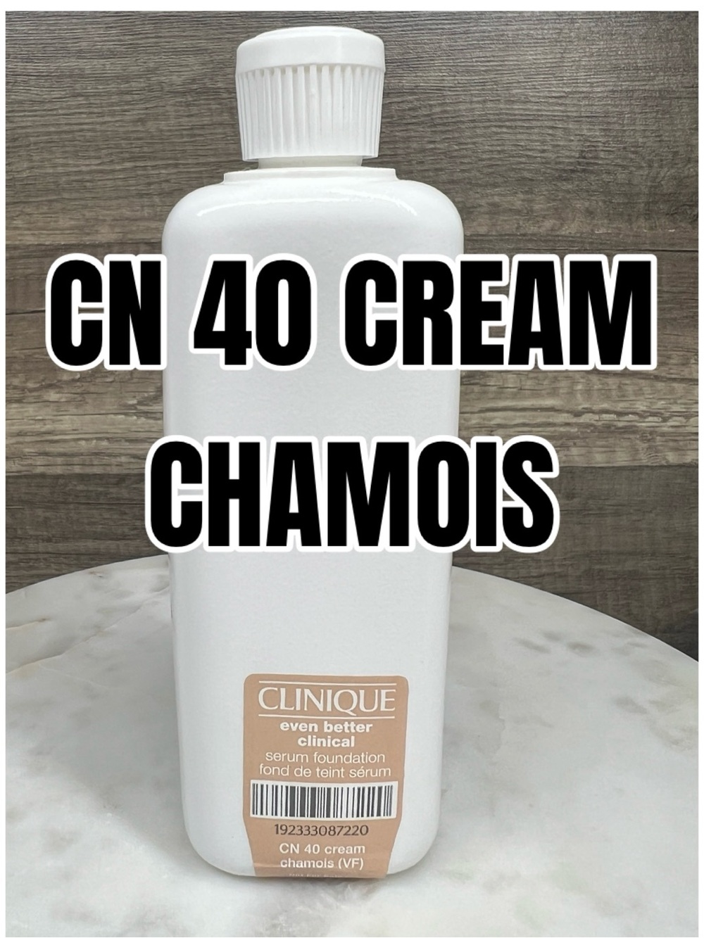 CLINIQUE Even Better Clinical Serum Foundation CN 40 Cream - NEW Jumbo Bottle